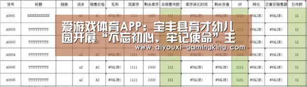 爱游戏体育APP:宝丰县育才幼儿园开展“不忘初心、牢记使命”主题教育(图1) 爱游戏体育赛事直播